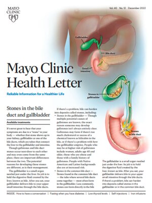 cover image of December 2022. Mayo Clinic Health Letter